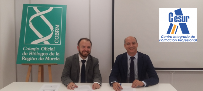 Convenio de colaboración Colegio Oficial de Biólogos de la Región de Murcia (COBRM) y CESUR Murcia