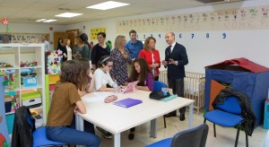 Consejera en el taller del ciclo de Educación Infantil.